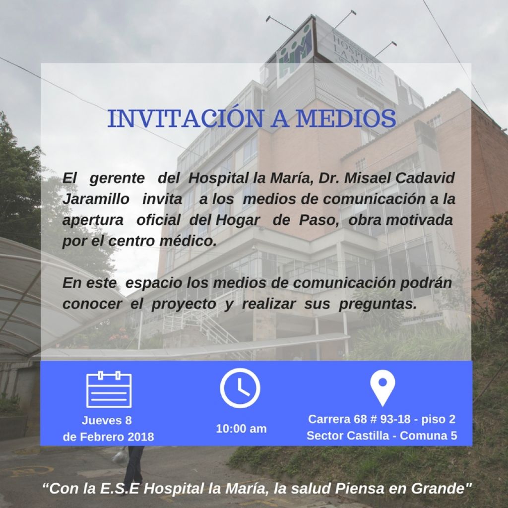 Hospital La María da apertura a nuevo hogar de paso en Barrio Castilla