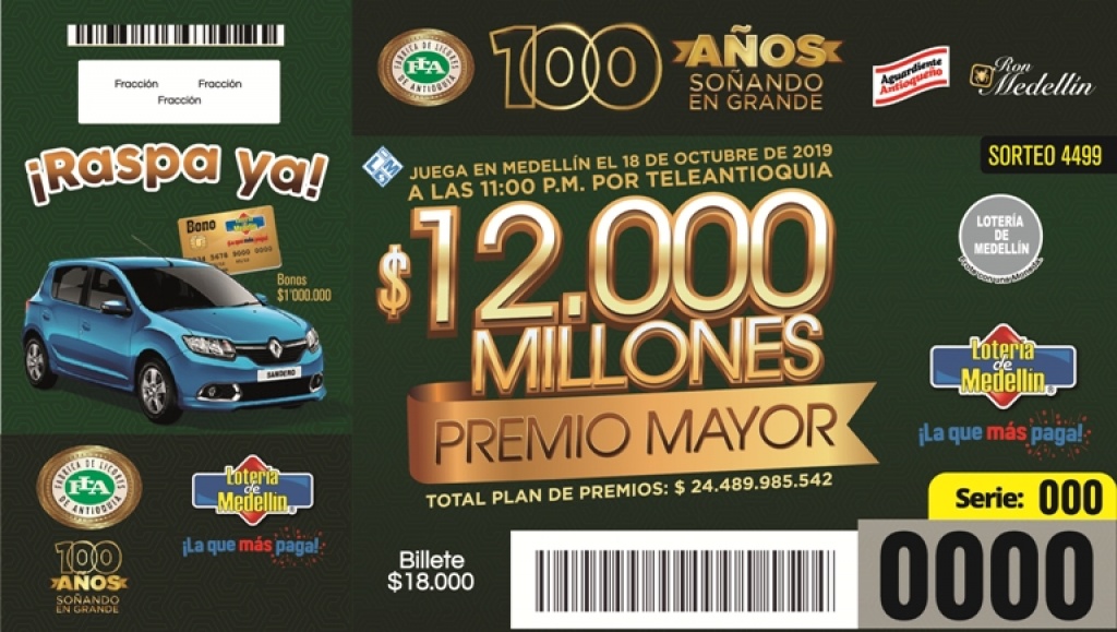 La Lotería de Medellín se une a la celebración de los 100 años de la FLA