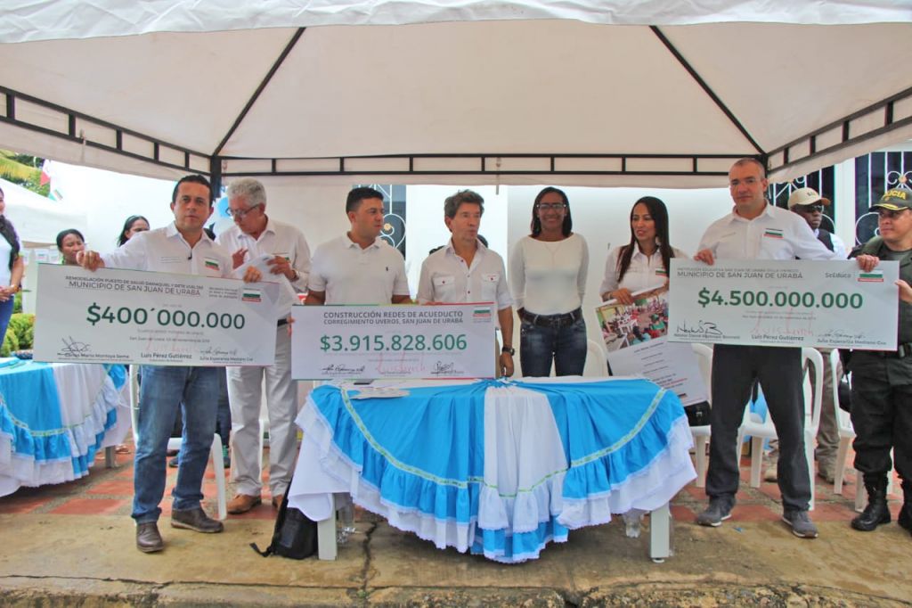 $8.900 millones en obras entregados a San Juan de Urabá