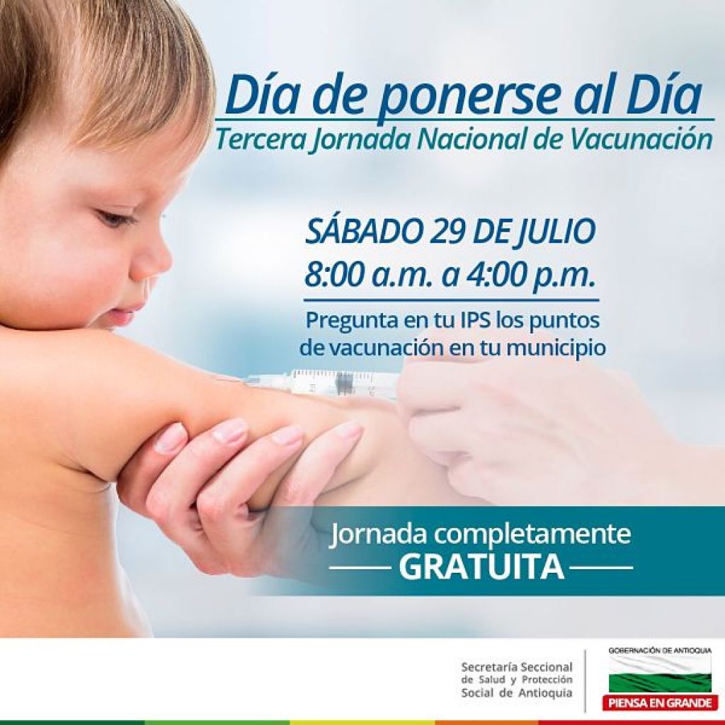 Mañana es el “Día de ponerse al día” con las vacunas