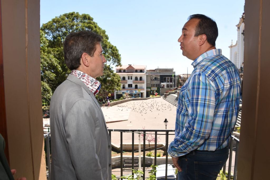 Gobernador de Antioquia visitó los municipios de Fredonia y Venecia