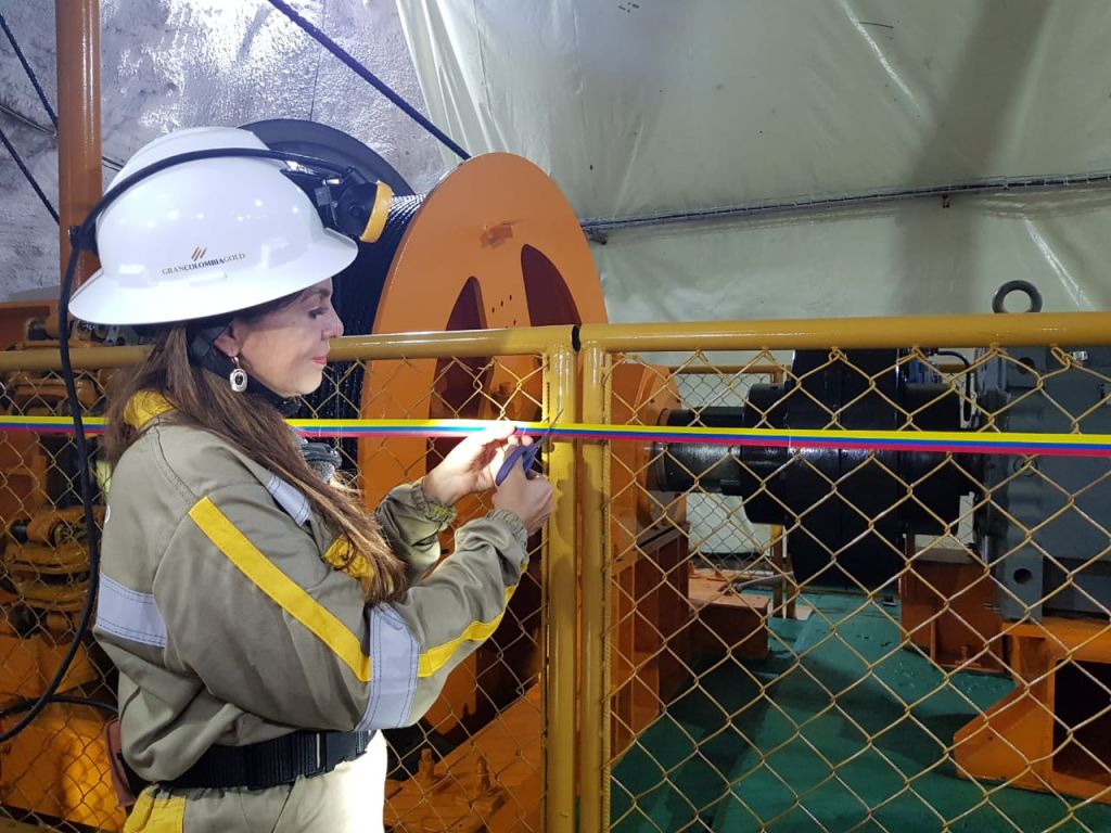 En Antioquia se inauguró Elevadora de Personal para mina Providencia de Gran Colombia Gold