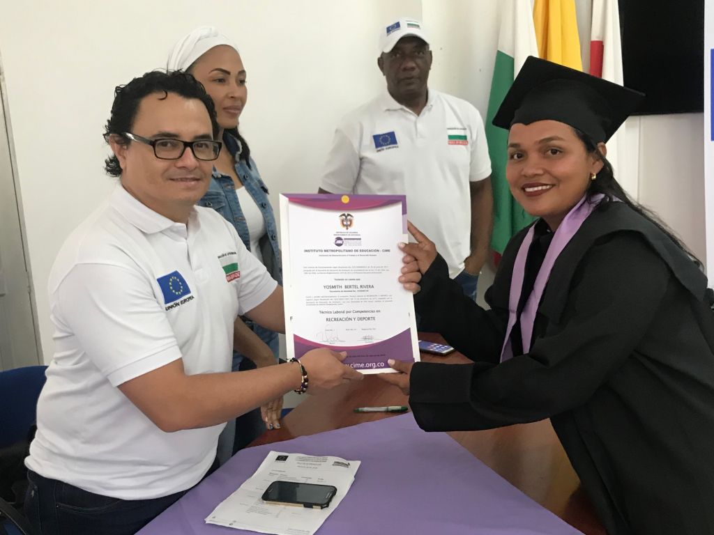 Convenio de Unión Europea y Gobernación de Antioquia genera calidad de vida en Urabá con las técnicas laborales