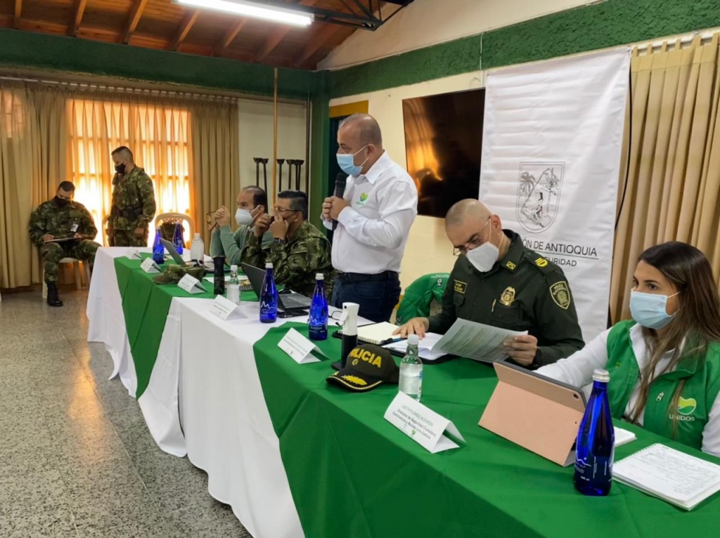Secretaría de Seguridad de Antioquia, lideró consejo de seguridad en Yarumal, para atender alerta temprana en algunos municipios de Norte del departamento