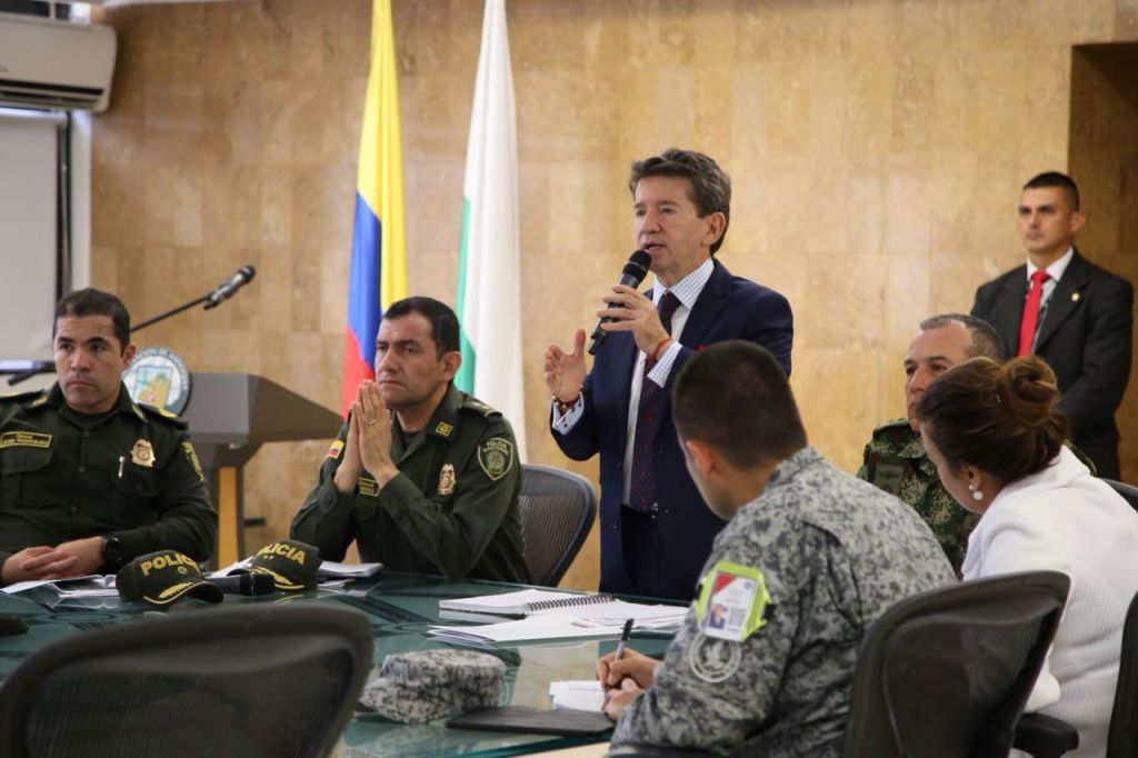 Mayo 15 de 2018 - Intervención del gobernador Luis Pérez Gutiérrez en el Consejo de Seguridad