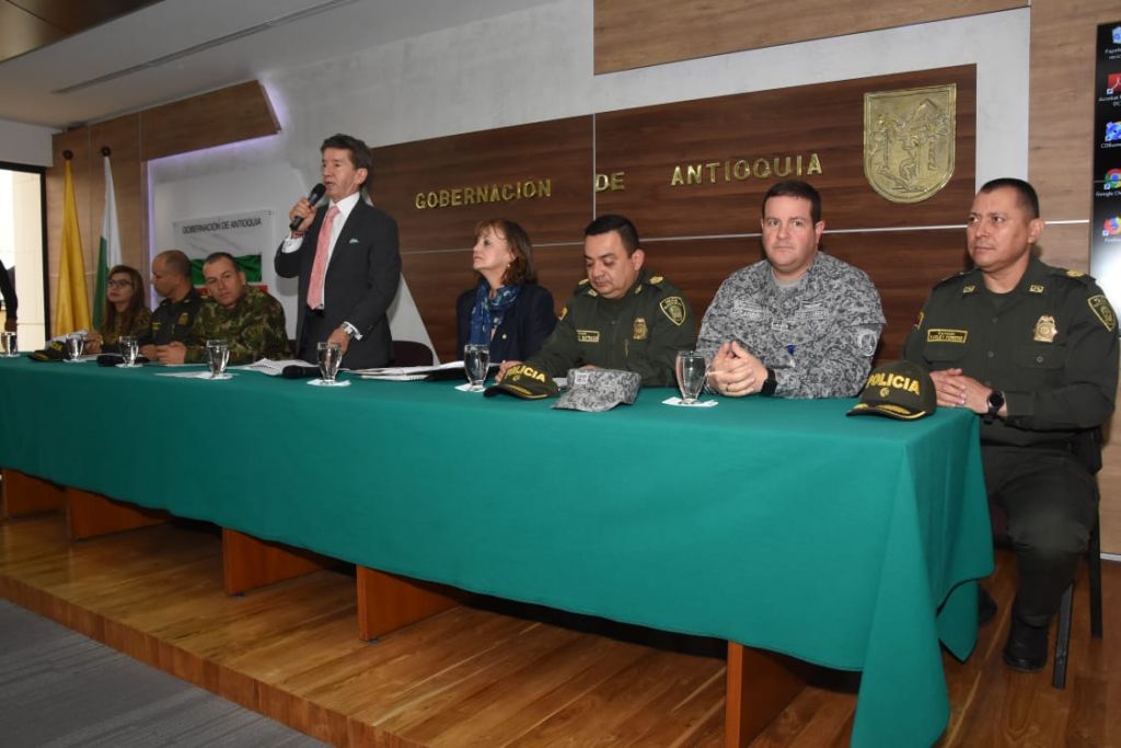 Intervención del gobernador Luis Pérez en Consejo de seguridad