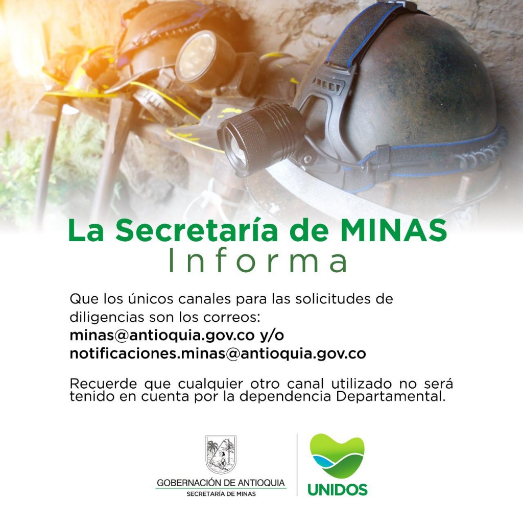 La Secretaría de Minas informa