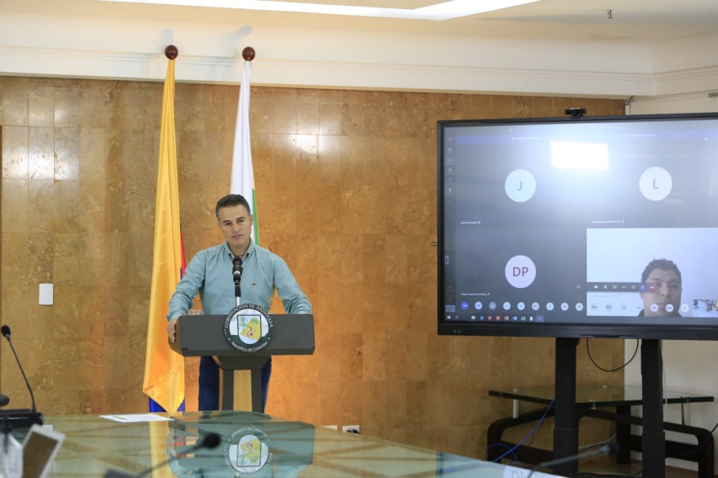 El gobernador de Antioquia, Aníbal Gaviria Corre, instaló este viernes las sesiones extraordinarias de la Asamblea Departamental