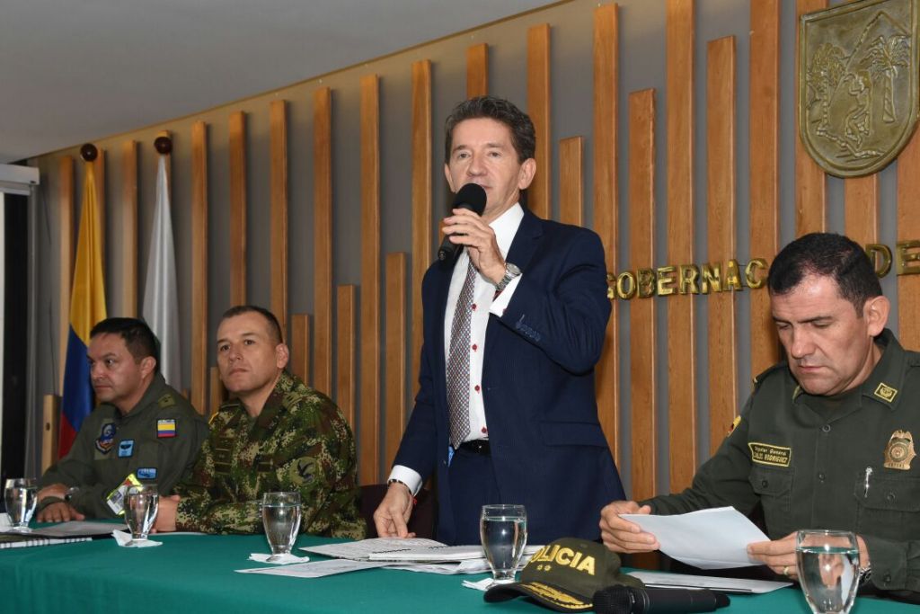 Febrero 13 de 2018  Gobernador  LUIS PÉREZ GUTIÉRREZ  Consejo de seguridad