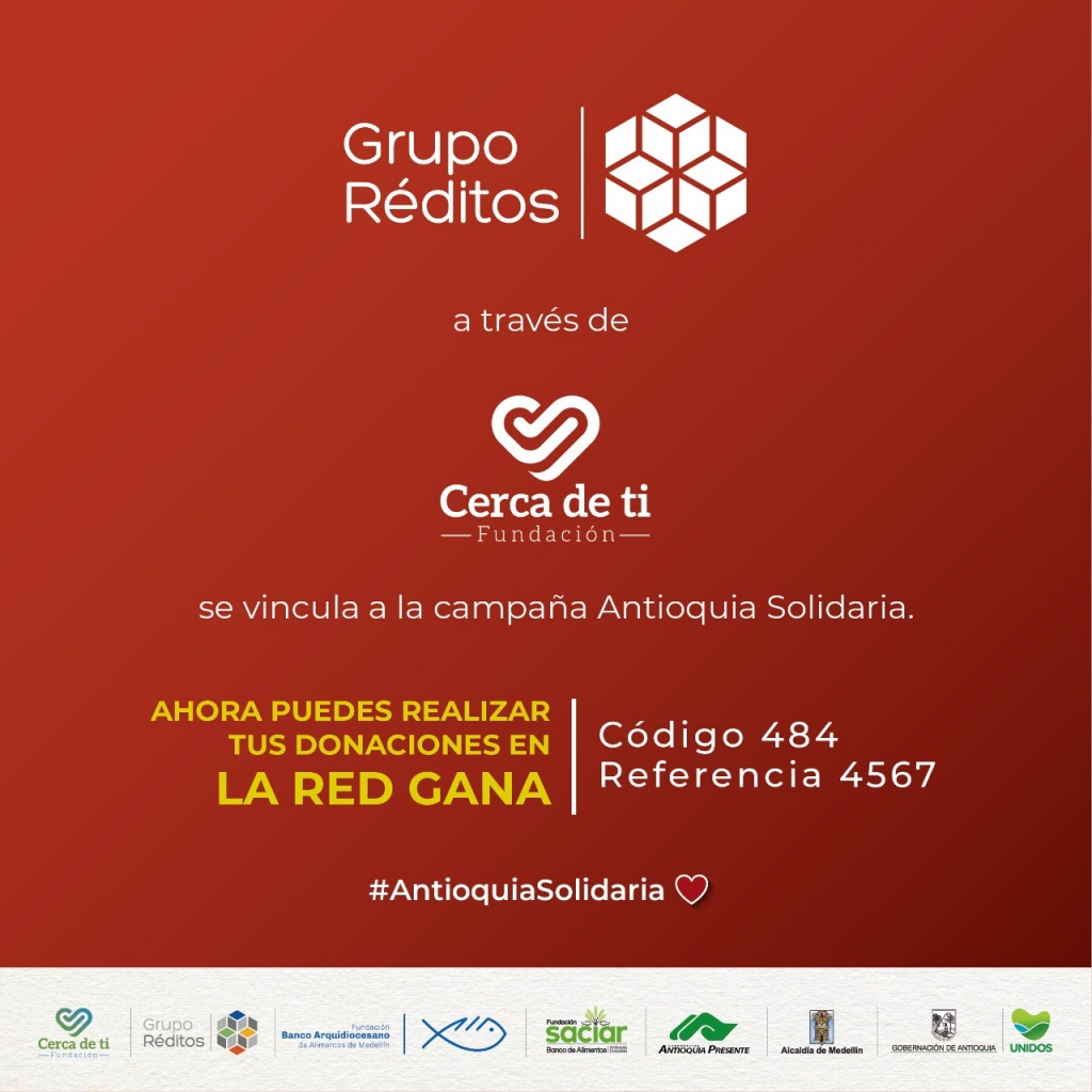 En 1.300 puntos de la Red GANA los ciudadanos podrán realizar aportes a la campaña Antioquia Solidaria