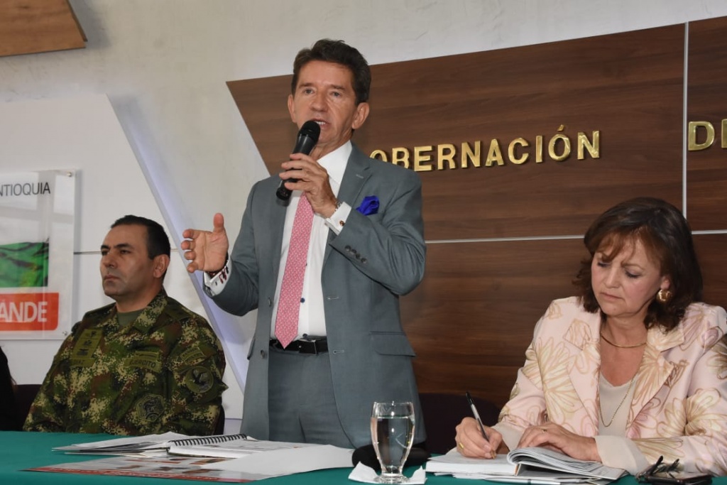 Junio 11 Intervención pietada Gobernador Luis Pérez Gutiérrez Consejo de seguridad