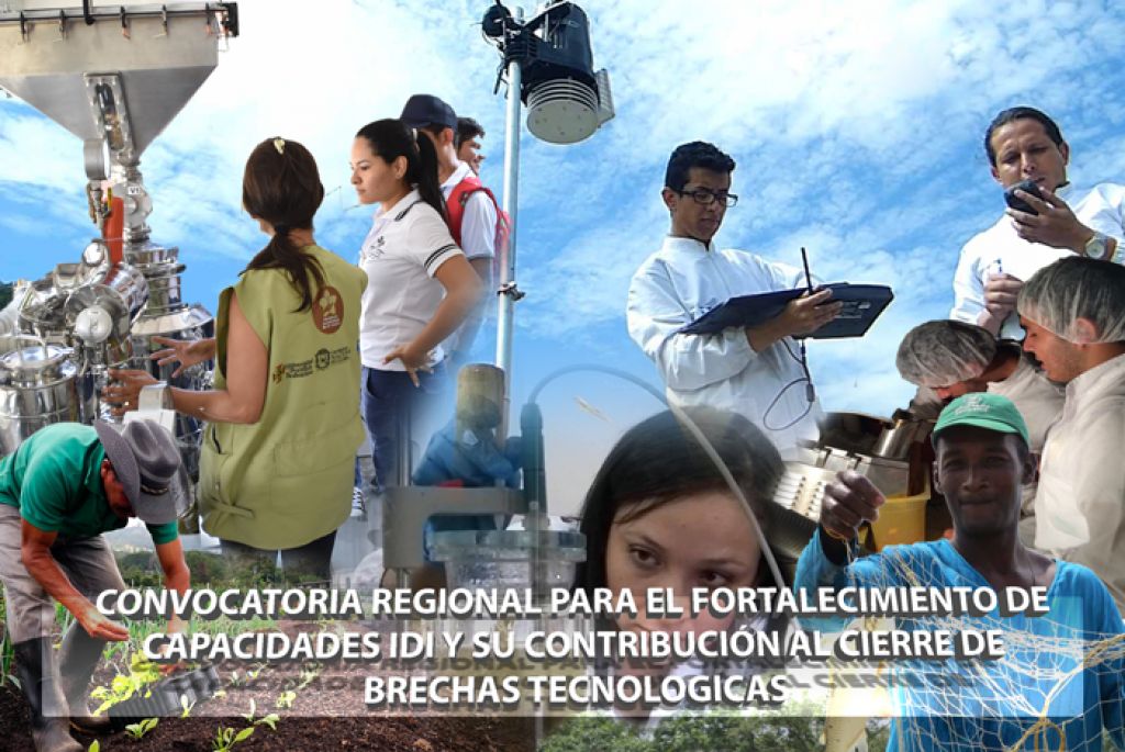 Implementación convocatoria regional para el fortalecimiento de capacidades I+D+i y su contribución al Cierre de Brechas Tecnológicas en el Departamento, Antioquia, Occidente