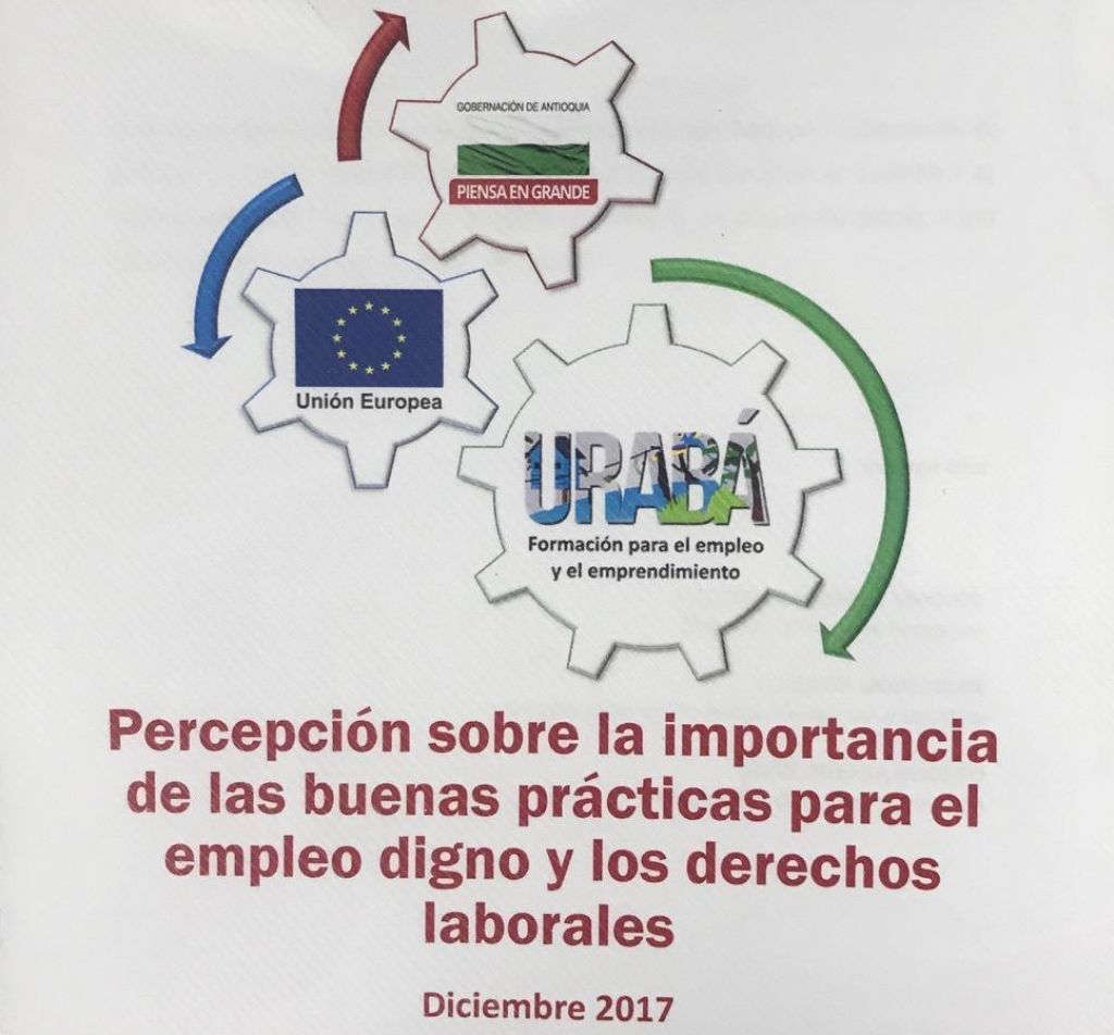 Encuesta del convenio formativo de UE y Gobernación de Antioquia en Urabá
