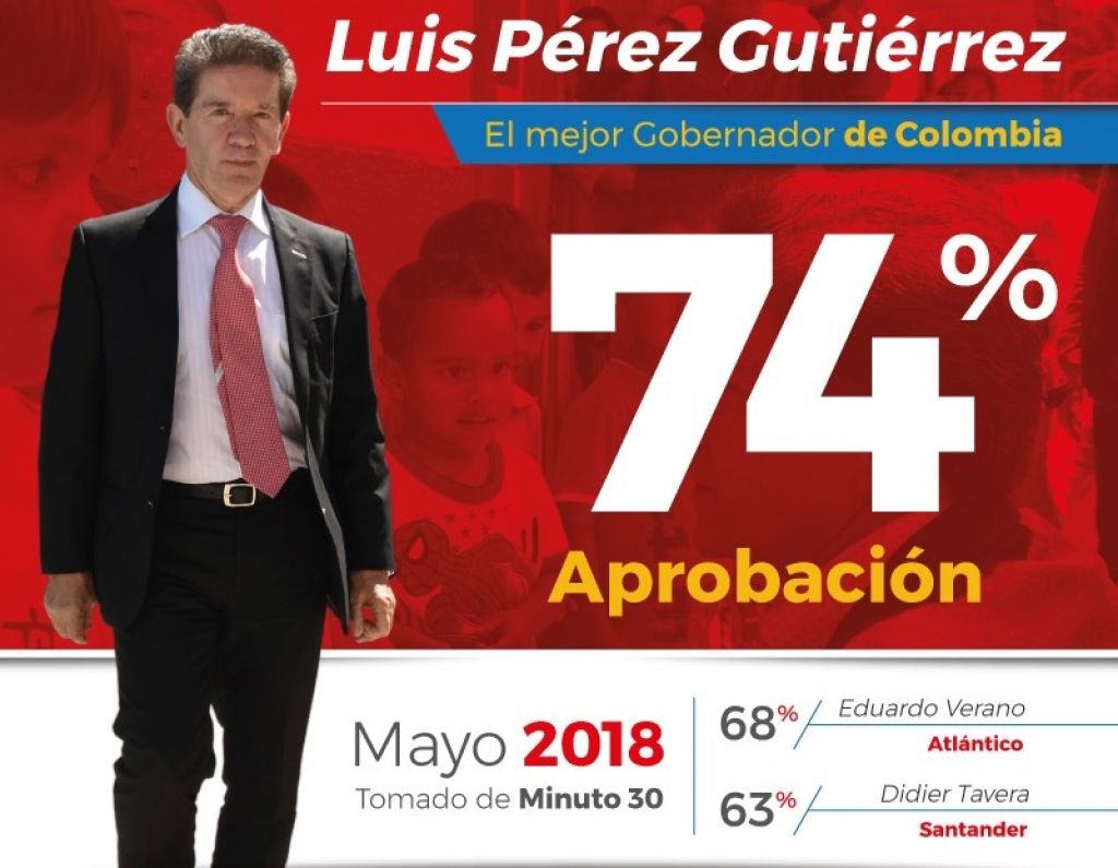 Felicitaciones por ser el mejor Gobernador de Colombia
