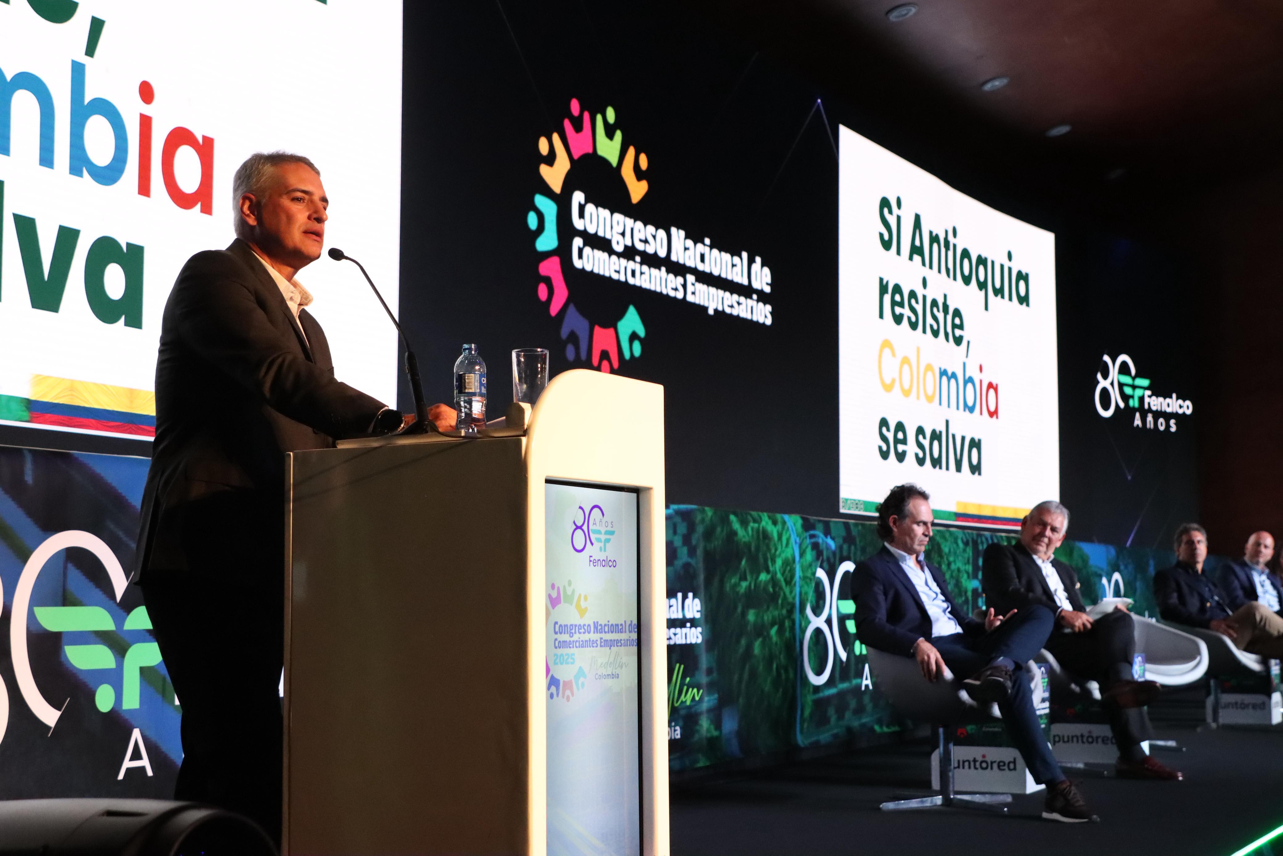 Gobernador Andrés Julián destacó tenacidad y capacidad para construir país y generar riqueza de comerciantes y empresarios en Congreso de Fenalco