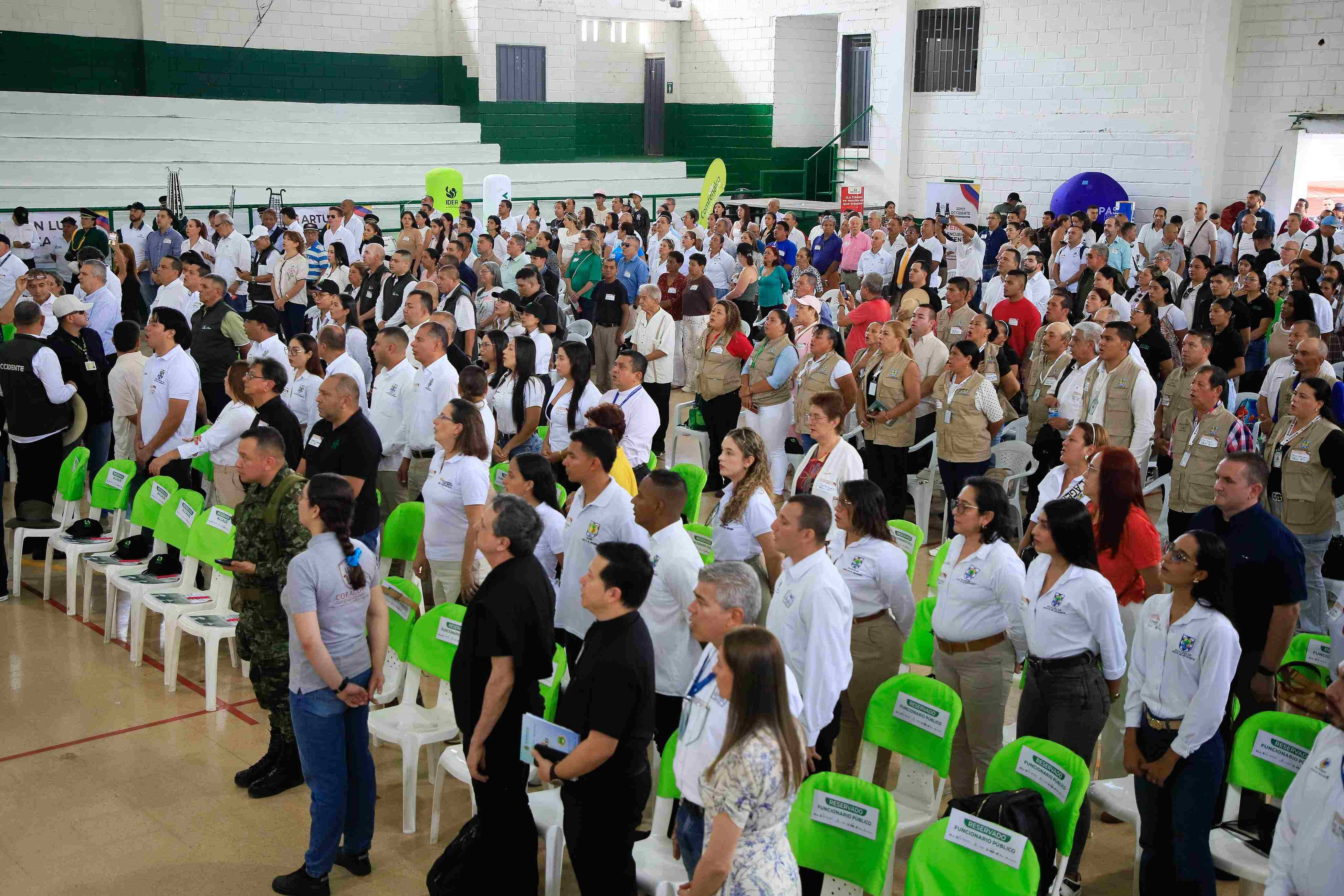 Coliseo de Santa Fe de Antioquia durante el Encuentro de Dirigentes de Occidente