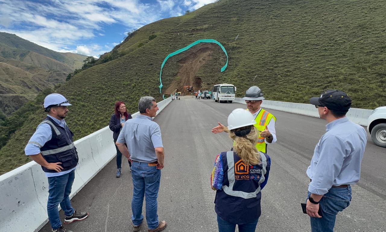 La Gobernación de Antioquia acompañó al Invías en la visita al Tramo 1 de la Nueva Vía al Mar Gonzalo Mejía - Túnel del Toyo