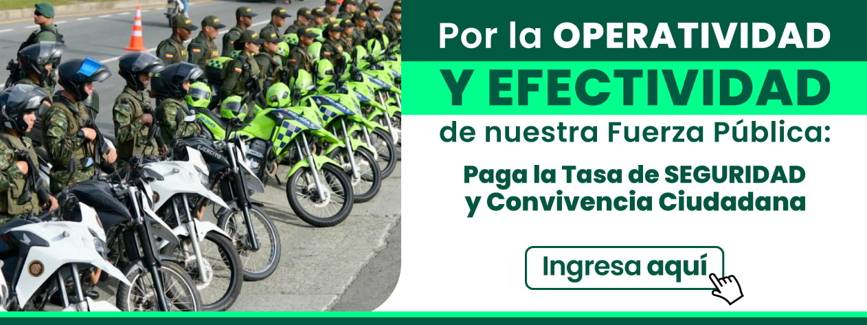 Tasa especial de seguridad y convivencia ciudadana