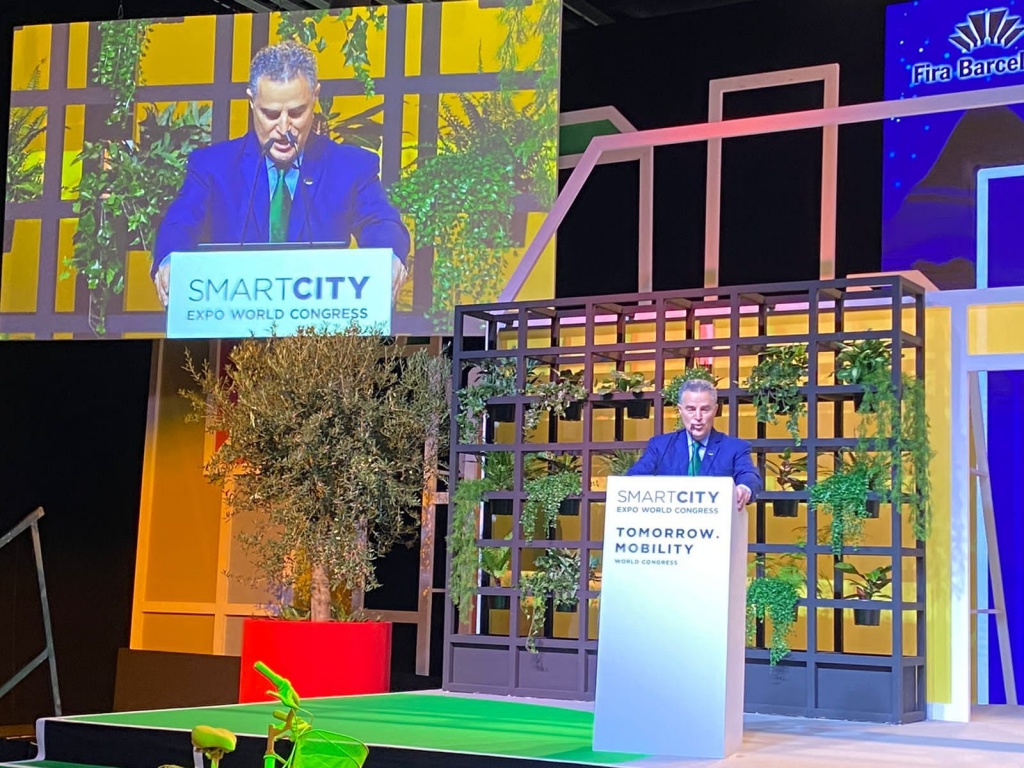 Gobernador Aníbal Gaviria participó este martes en la apertura de Smart City Expo World Congress en Barcelona
