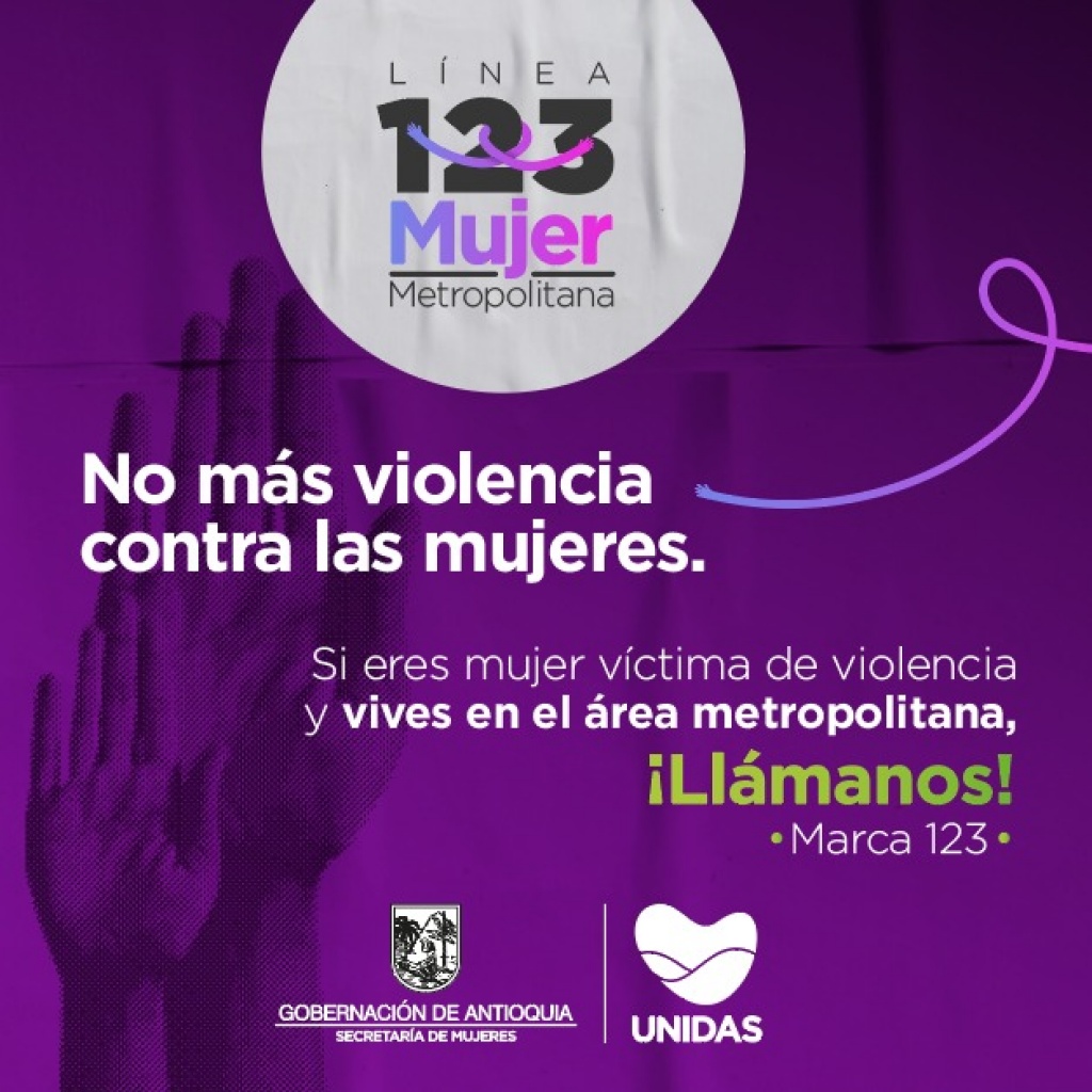 Nueve municipios del Valle de Aburrá cuentan con una línea de atención de emergencias en casos de violencias contra las mujeres