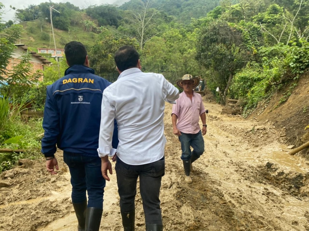 Cocorná decretó Calamidad Pública. Gobernación de Antioquia y Alcaldía unidos atendiendo la emergencia
