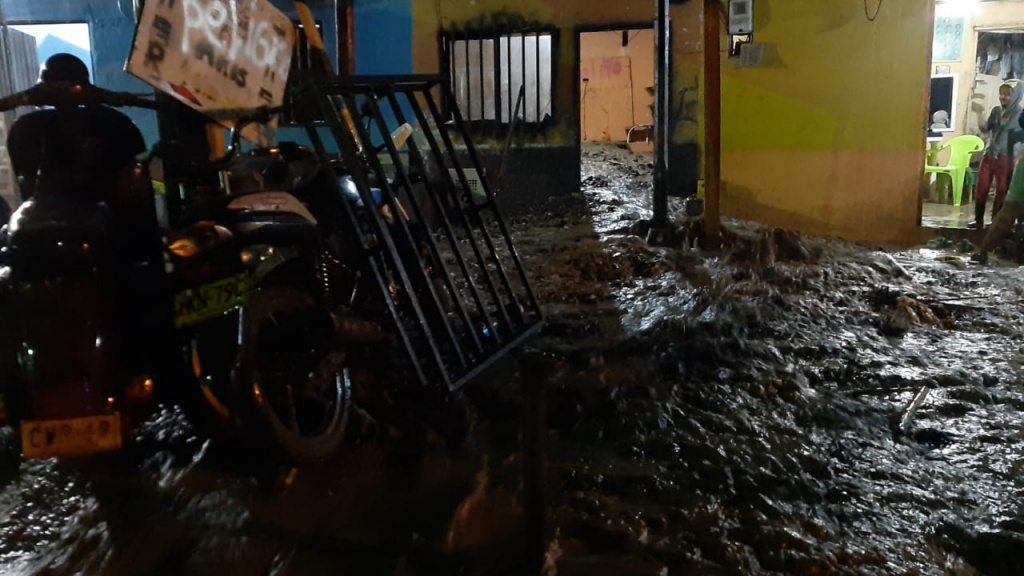 Cuatro municipios antioqueños reportaron eventos por las lluvias de las últimas horas