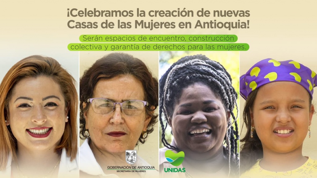 ¡Otros nueve municipios de Antioquia tendrán Casa de las Mujeres!