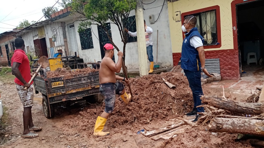 El Dagran continúa apoyando de manera técnica, legal y subsidiaria a municipios del Bajo Cauca afectados por las lluvias de los últimos días