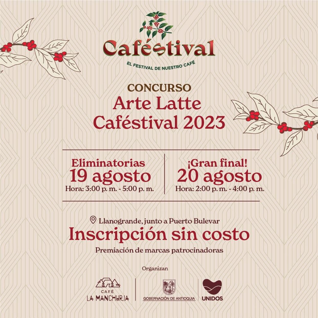 Inicia inscripción para el Concurso Arte Latte en Caféstival 2023