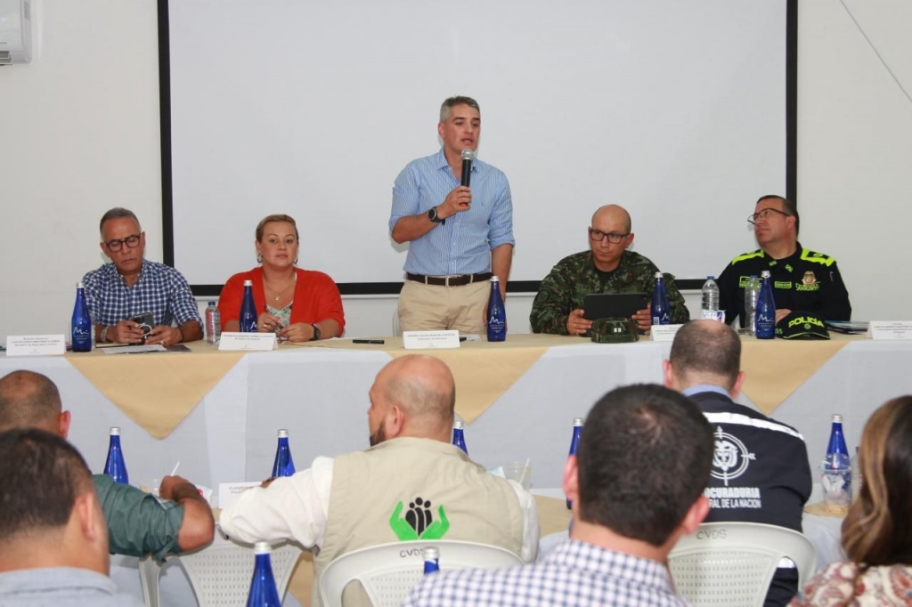 “Necesitamos más cárceles y la Gobernación las va a hacer”, dijo el gobernador Andrés Julián en el consejo de seguridad de Occidente