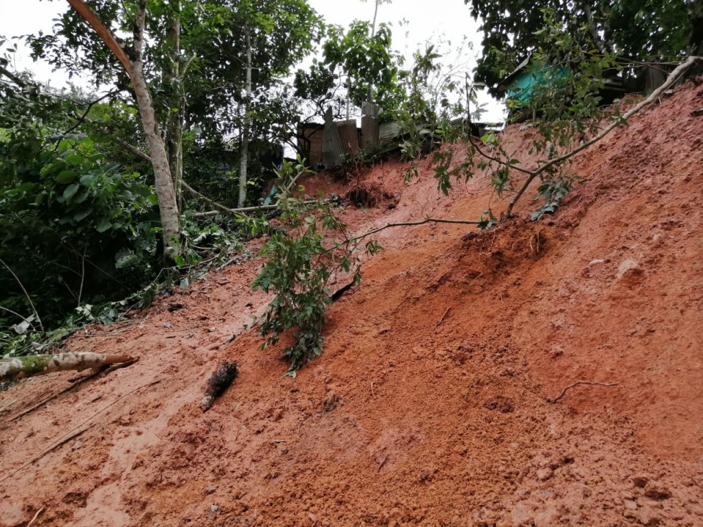 Diez eventos por fuertes lluvias se presentaron el pasado fin de semana en nueve municipios de Antioquia