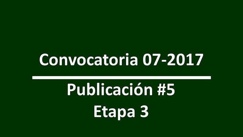 Convocatoria interna de meritocracia